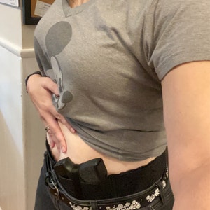 Hidden Heat Lace - Black Lace Waistband Conceal Carry Gun  display picture 3