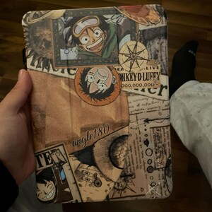 Luffy One Piece iPad Case for iPad 7/8/9, 2026 Air 7/6/5, Mini 6/7