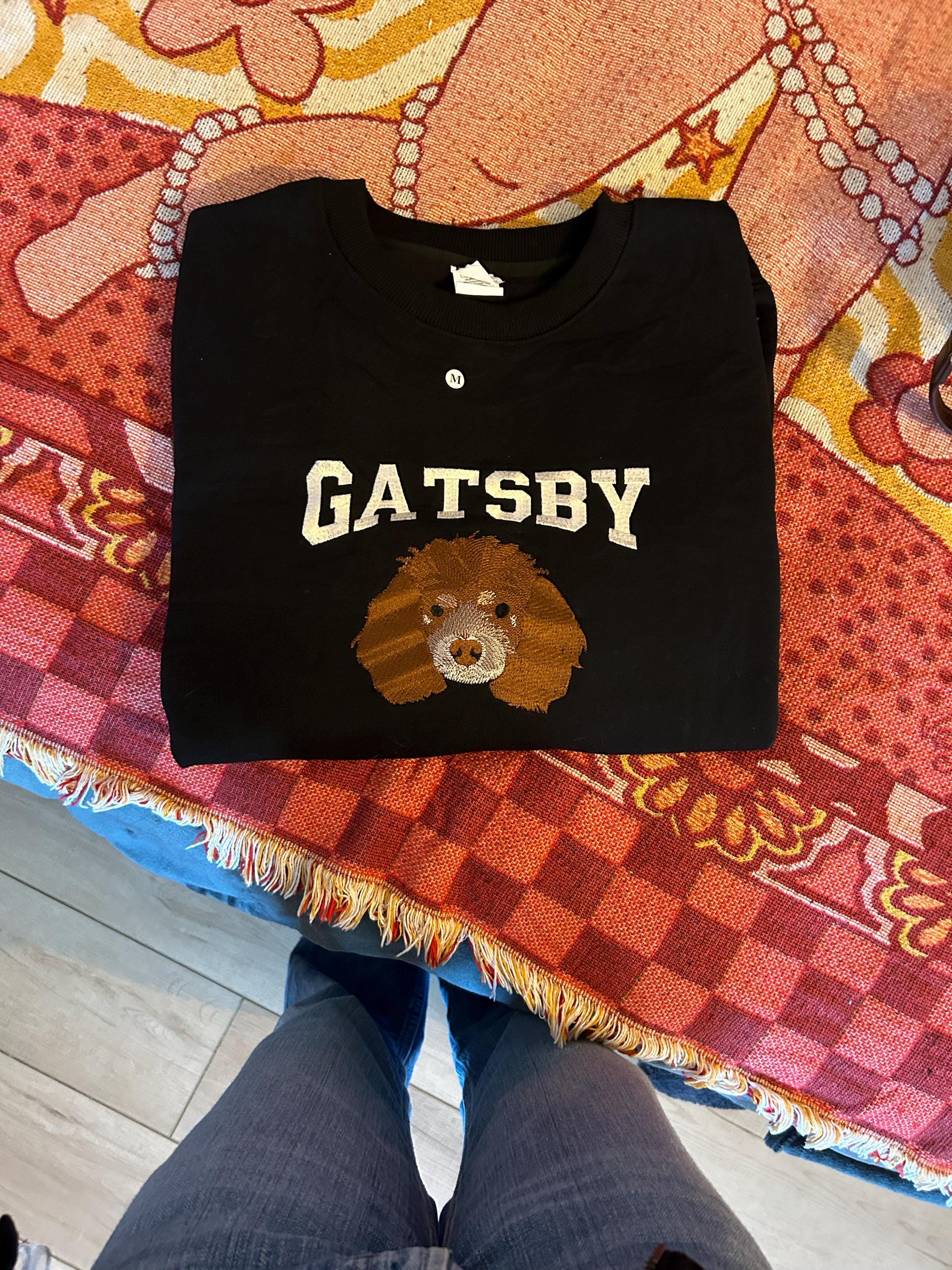 Custom Embroidered Pet From Your Photo T-Shirt, Personalized Cat Sweatshirt, Pet Name Sweatshirt, Cat Mom Gift, Cat Lover Gift, Pet Gift