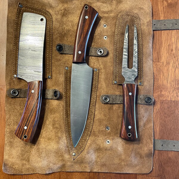 Premium Handmade Damascus Guthook Skinning Knife main image 0