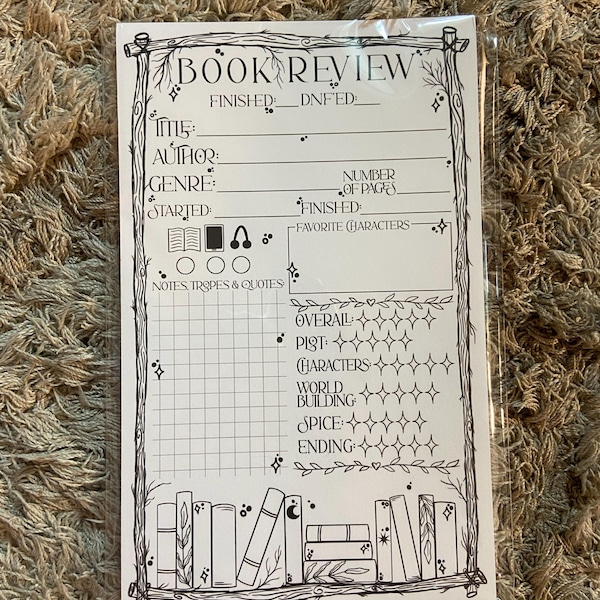 Book Review Notepad | 5