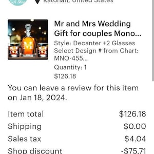 Lori added a photo of their purchase