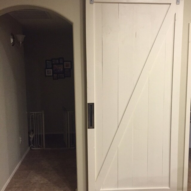 Industrial/Classic Sliding Barn Door Closet Hardware