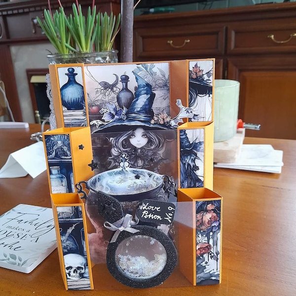 Mystic Apothecary Junk Journal Pages Dark Witch Magical Witch ...