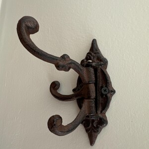20 Cast Iron Handles Dark Rustic Brown Color Gate Door Pulls Hardware