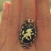Creepy Cute Brain Ring, Pastel Goth Jewelry, Spooky Halloween Accessory ...
