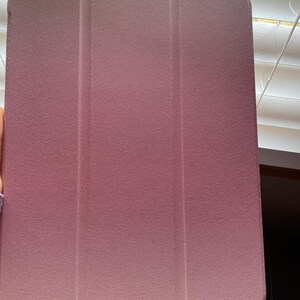 Ombre Peach Pink Color iPad Case 7th Generation iPad Case With