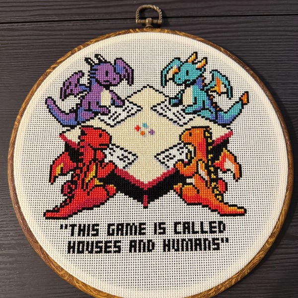 Houses and Humans Cross Stitch Pattern - Dungeons and Dragons PDF ...