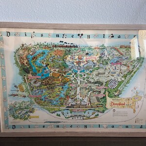 マジックキングダムマップポスター ディズニーマップポスター