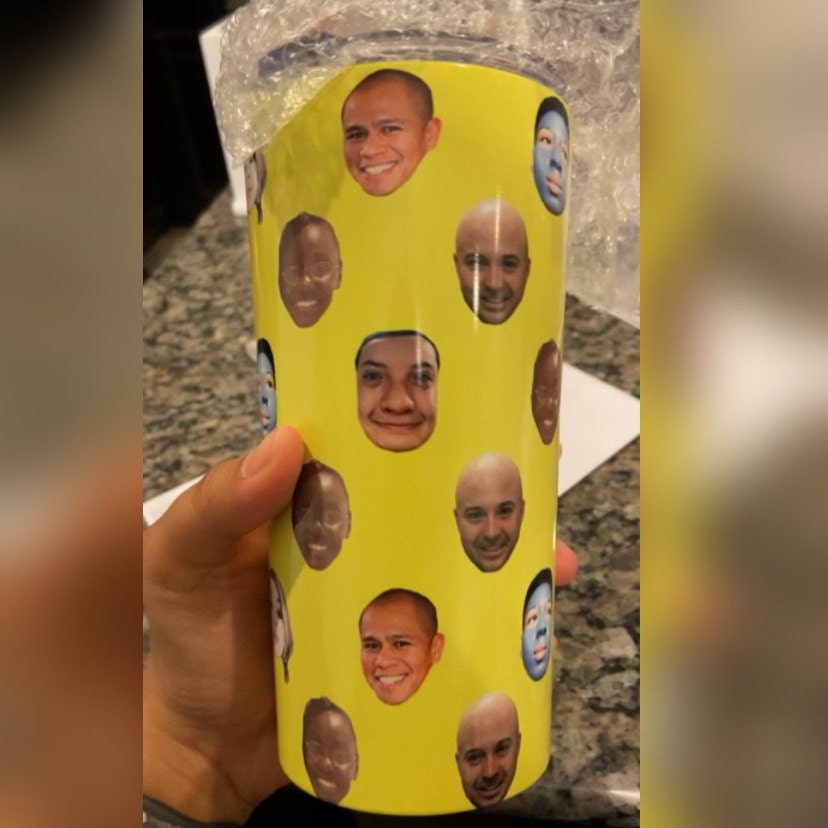 Custom Face Tumbler, Personalized Gift, Personalized Travel Mug, Gift For Mom, Birthday Gift Idea, Photo Tumbler, Father&#39;s Day Gift