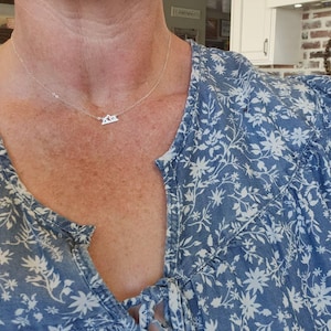 Customer photo, Mountain Range Necklace