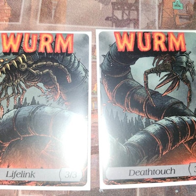 BLOOD Full Art Token by Darkside Tokens Magic the Gathering MTG - Etsy