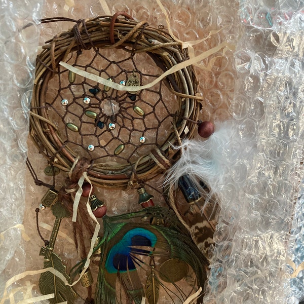 Dream Catcher Handmade Wall Decor Native American Design Macrame