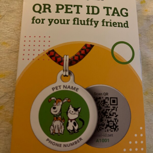 Cat Id Tag Qr Code