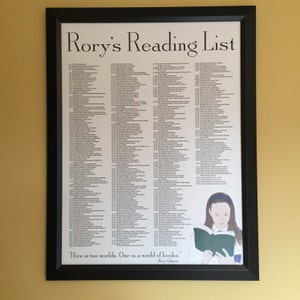 The Rory Reading List A Comprehensive Guide To All 339 Books Etsy