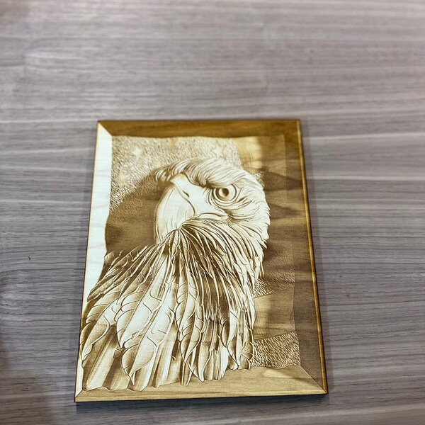 Digital Design File - American Eagle - Glowforge - Laser Ready ...