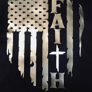 Download Distressed American Flag SVG Faith SVG Christian SVG | Etsy