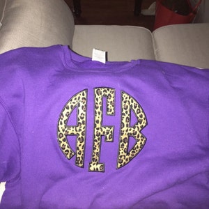 initials on shirt