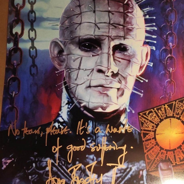 PINHEAD & PUZZLE-BOX Art Print – Hellraiser Icon – by Scott