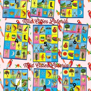 Loteria Cards Traditional Digital Download Cartas Etsy