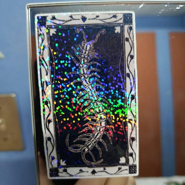 Paper Projects Adesivi Sparkle Creepy Crawlies | Fogli Glitterati Con Insetti, Riutilizzabili