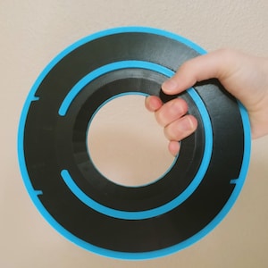 Tron Legacy Identity Disc 3D Printed Model | Tron Movie Identity Disc | Tron Gift