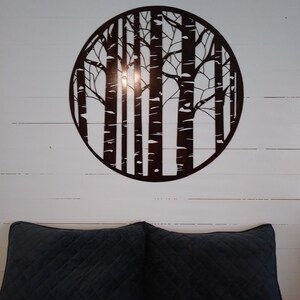 Aspen Trees Rustic Patina Metal Wall Art - Etsy