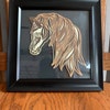 3D Horse Head Svg Layered Mandala Animal Wall Art Nursery Decor