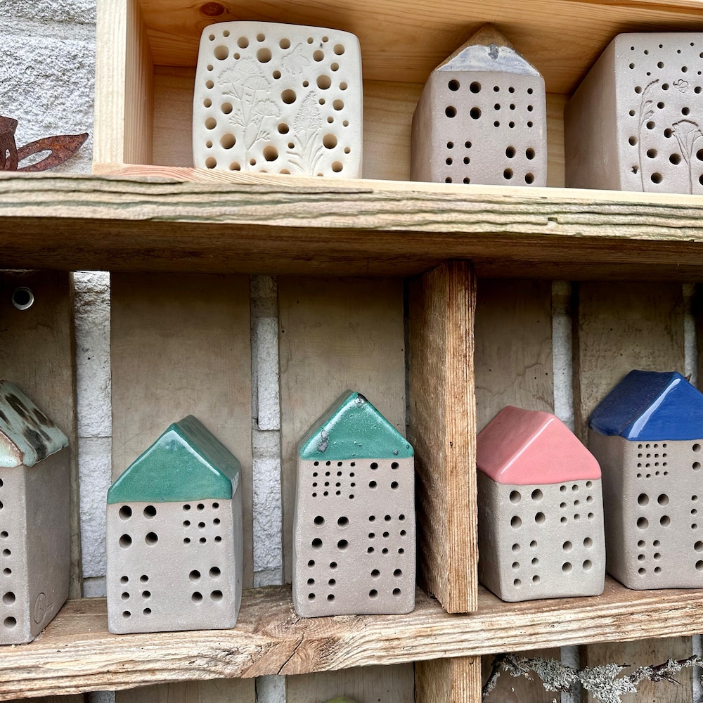 Bienensteinhaus groß grüngesprenkelt