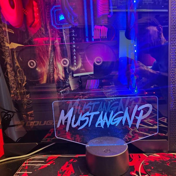 Personalized Sprint Racing Car Led Night Light, Personalized 16 Colors ...