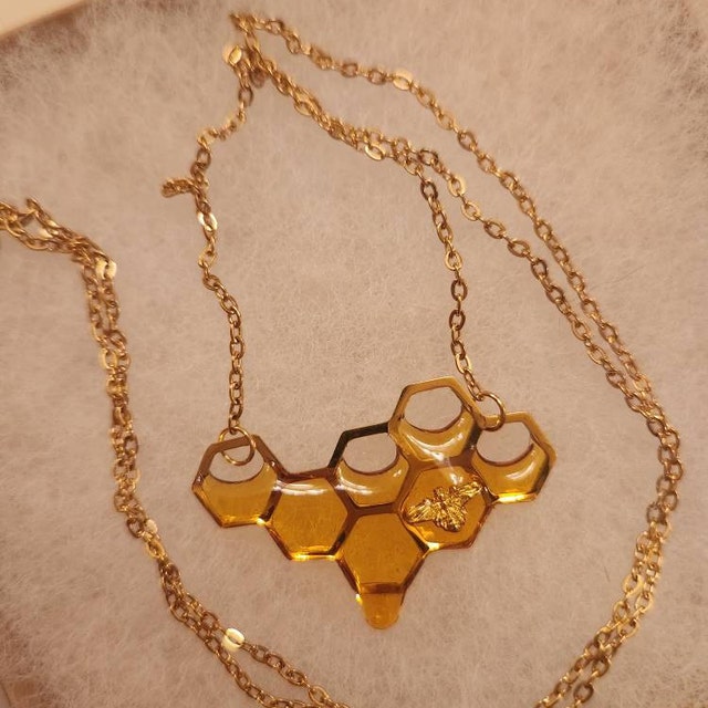 アクセサリー GARNI / Honeycomb Studs Pendant Honeycomb Collection – Crucian Gold