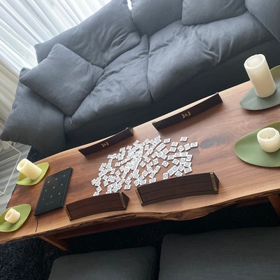 Oval Rummikub Set Rummikub Racks With Personalized Tiles Rummikub Set ...