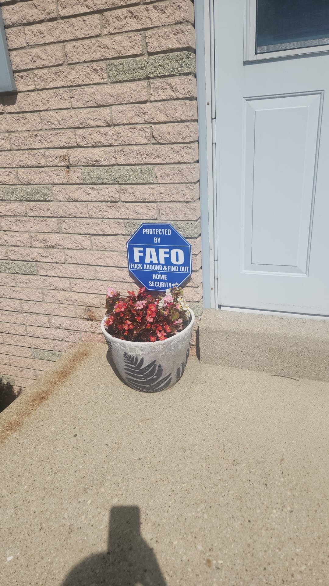 FAFO Home Security Sign