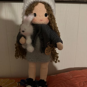 手作りかぎ針編み人形：編みぐるみのぬいぐるみと編み物の服 - Etsy 日本