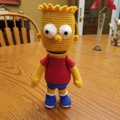 Amigurumi Crochet Pattern : Bart Simpson PDF File - Etsy