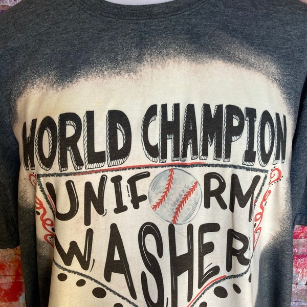 World Champion Uniform Washer- Baseball- PNG File, Sublimation Design ...