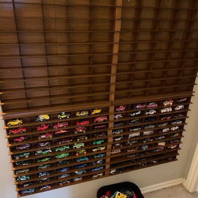 Vertical 1:64 Toy Car Wall Shelf for 100 Cars Car Display - Etsy