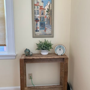 Small Natural Entry Console - Etsy