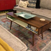 Scandinavian, Mid Century Modern Coffee Table, Minimalist Coffee Table ...