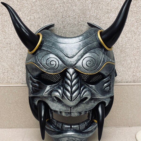 Samurai Assassin Demon Oni BB Gun Airsoft Mask, Halloween Costume ...