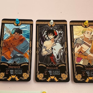 Percy Jackson Mythomagic Cards and Charms - Etsy