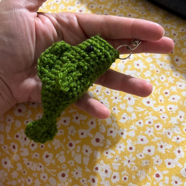 PDF + VIDEO Bode the Bass Crochet Pattern: Largemouth, Sea Bass ...