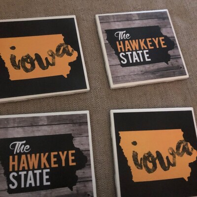 Iowa Gifts / Coasters / Groomsmen Gifts / Iowa Home Decor / Iowa ...