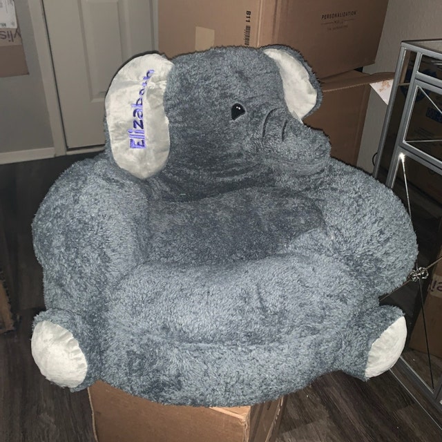 Plush 2024 elephant chair