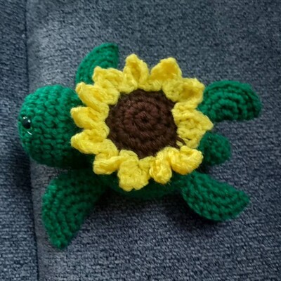 3in1 Digital PDF Crochet Amigurumi Pattern Flower Sea Turtle Rose ...