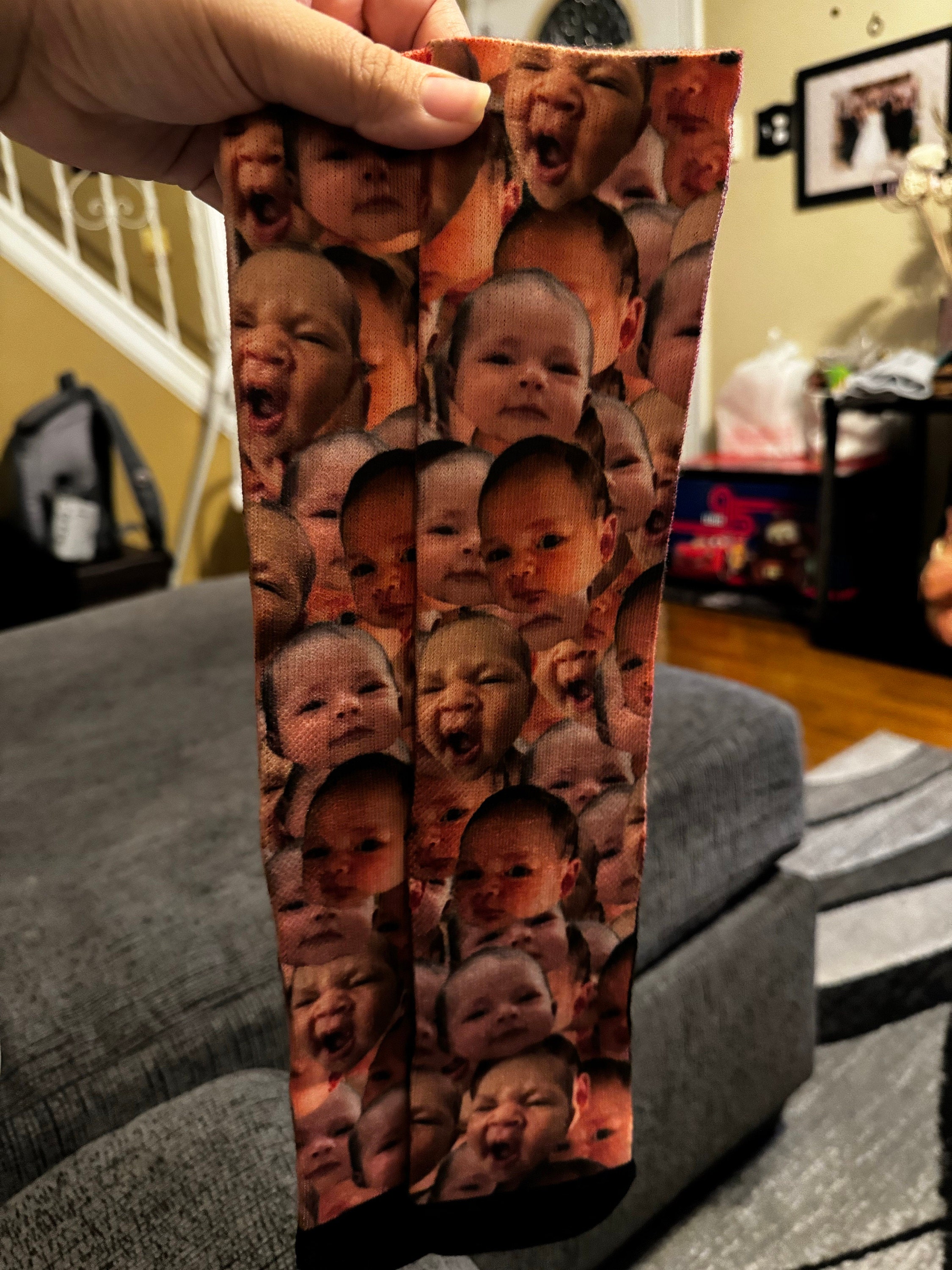 Custom Face Socks -Custom Photo Sock, Custom Socks, Personalized Socks, Custom Printed Socks, Picture Socks, Fathers Day Gift, Graduation