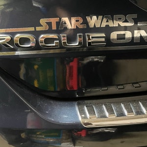 Rogue one best sale car decal
