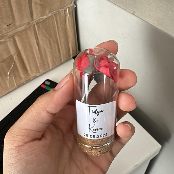 Beauty and the Beast Mini Glass Favors, Wedding Party Favors for Guests ...