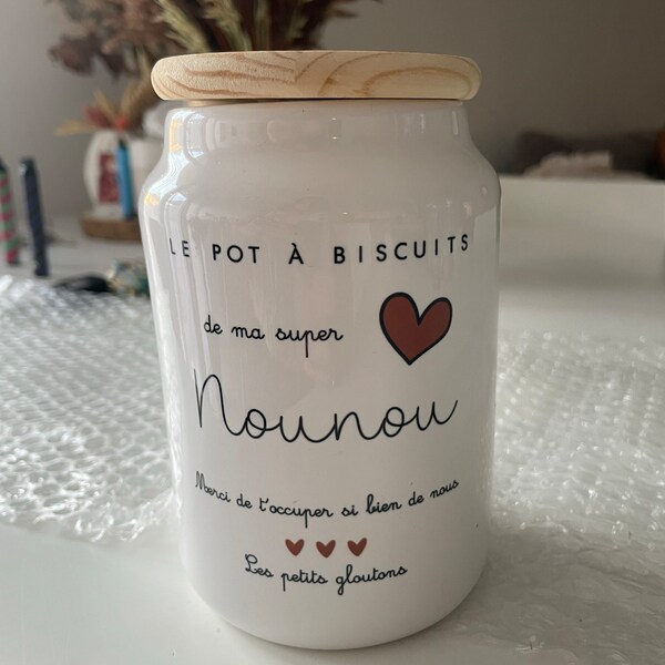 Pot à Biscuits Personnalisable/pot Cuisine Céramique - France
