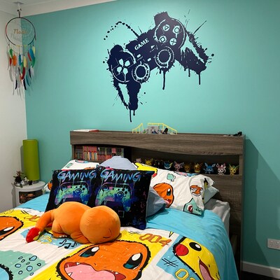 Technology Wall Decal Circuit Board Wall Sticker Binary Code Computer ...